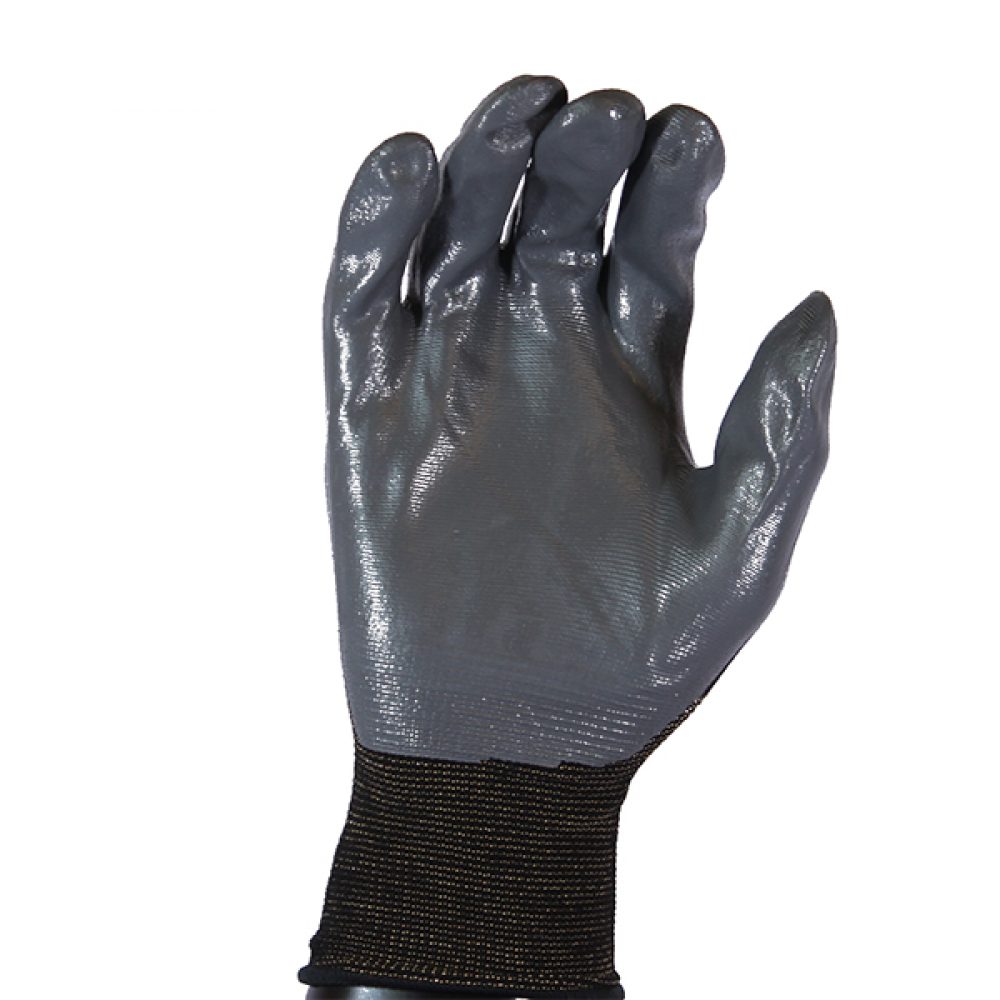 12 Pack - Showa Atlas 370 Black Work Gloves - Large