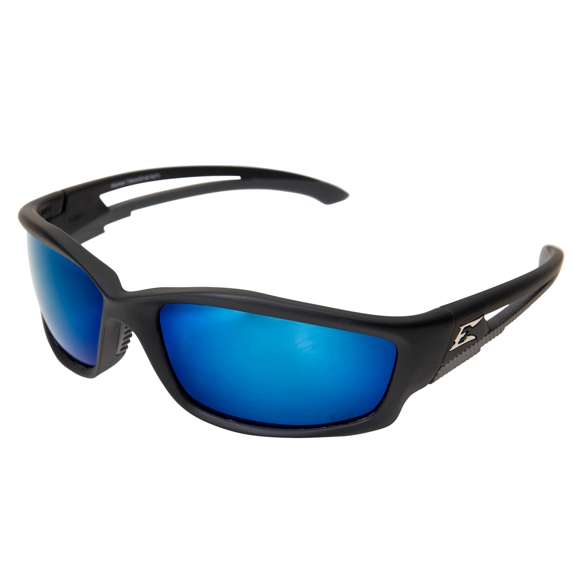 Edge Kazbek Safety Sunglasses - Aqua Precision Blue Mirror (Polarized) -  Concord Garden